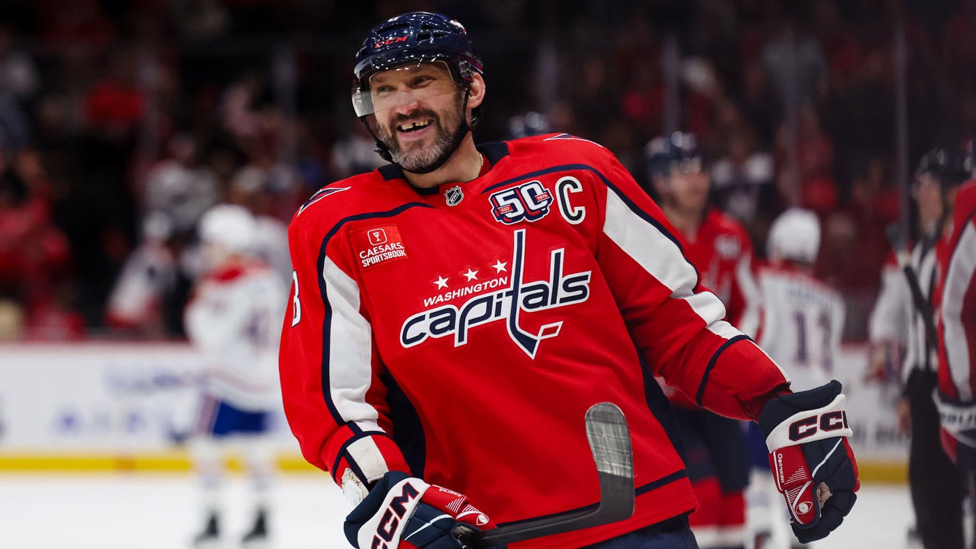 Alex Ovechkin goals tracker: Capitals star 34 away from tying Wayne Gretzky for all-time record in NHL