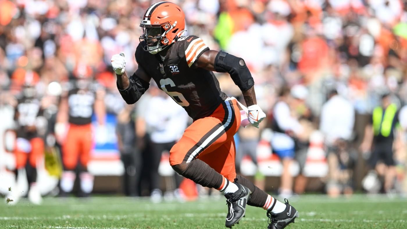 Browns injury tracker: Cleveland to be without its leading tackler for at least 4 games with a neck injury