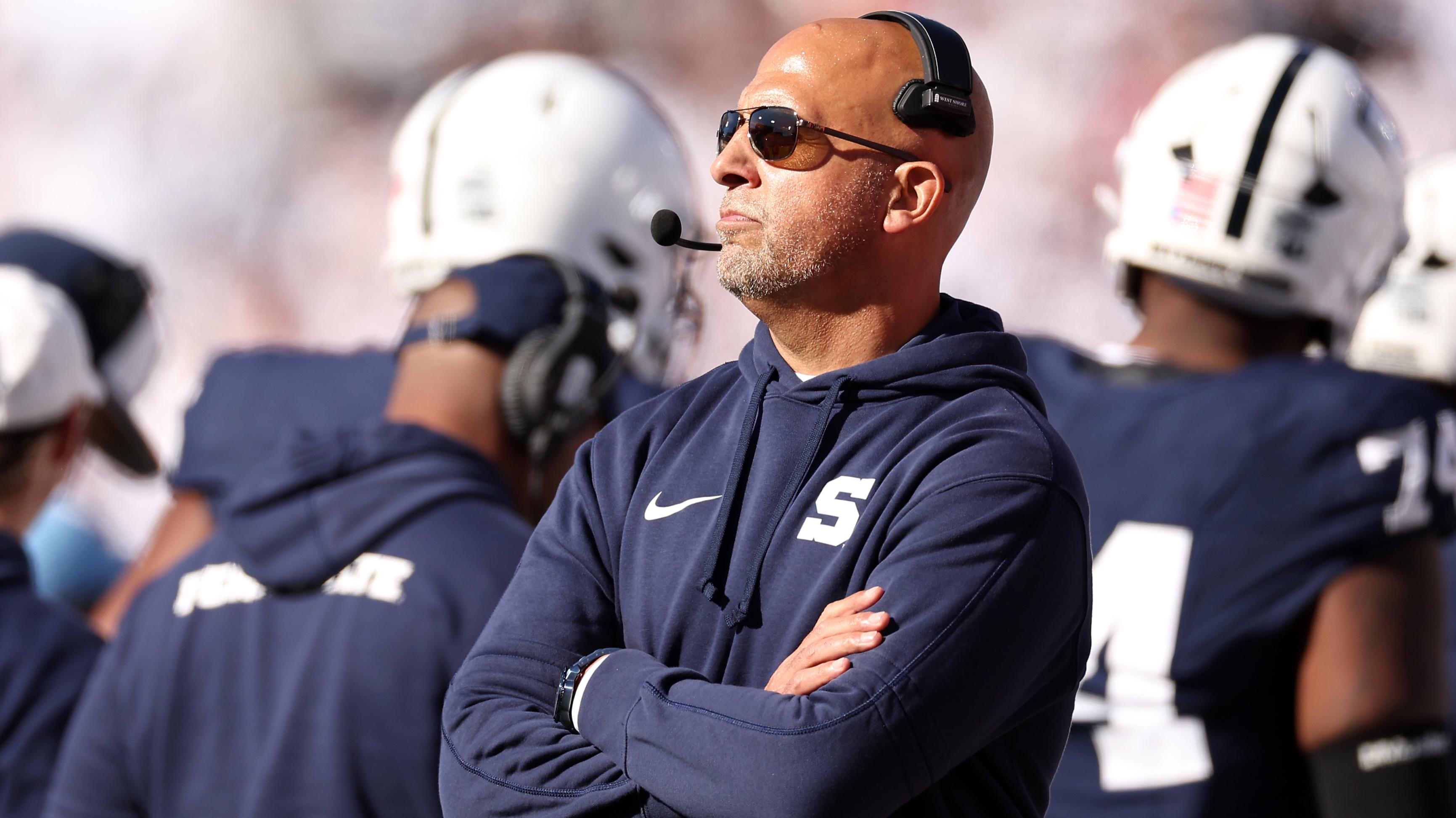 WATCH: Penn State's James Franklin has tense exchange with fan after falling to 1-10 against Ohio State