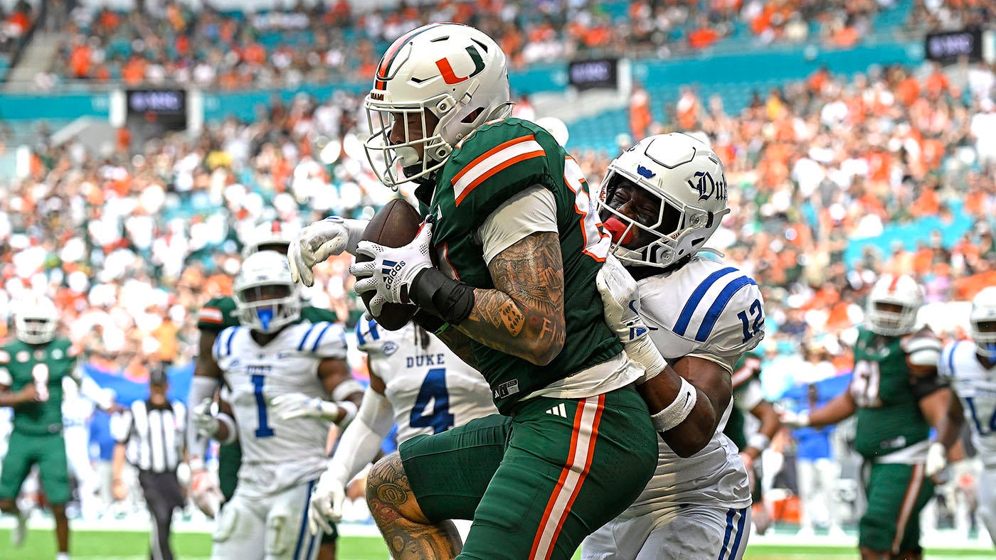 Miami's dizzying second-half run leads No. 5 Hurricanes past upset-minded Duke, former coach Manny Diaz