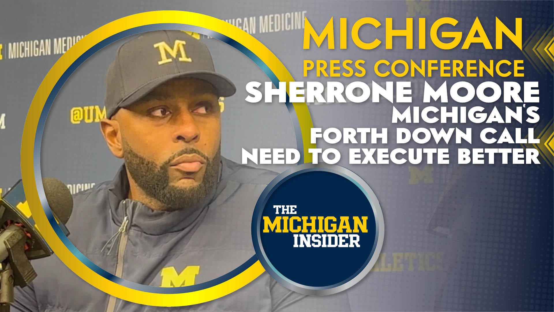 Michigan's HC Sherrone Moore - Post Oregon - 4th Down Call 'Need To ...