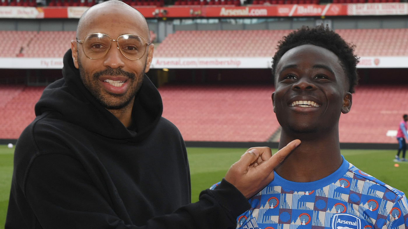 Bukayo Saka opens up on relationship with Arsenal legend, Thierry Henry: 'He's always there for me'