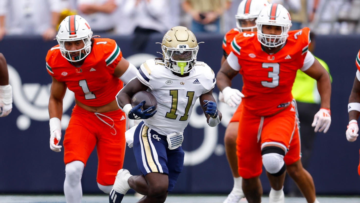 Georgia Tech shocks No. 4 Miami to shake up College Football Playoff race; 'Canes could lose first-round bye