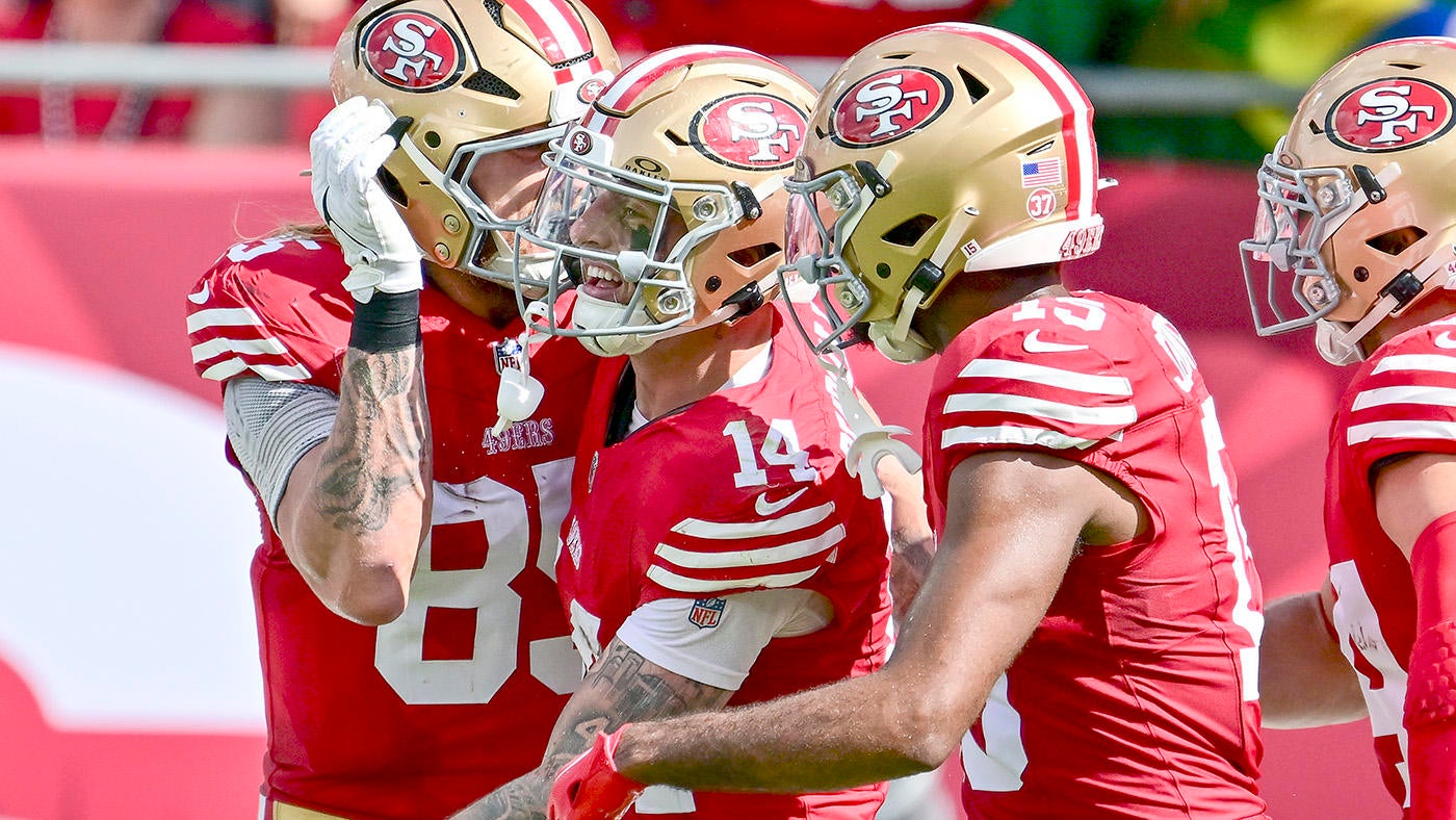 49ers rookie WR Ricky Pearsall scores first career TD less than 11 weeks after being shot in the chest