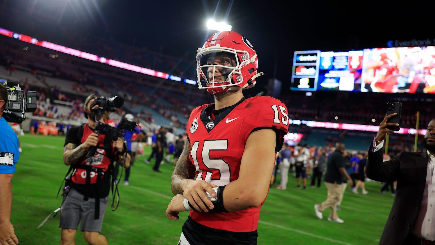 Georgia QB Carson Beck points to struggling running game to explain offensive woes after loss to Ole Miss