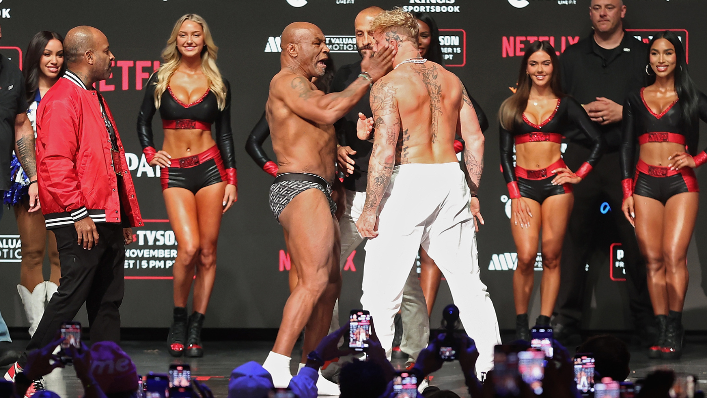 Mike Tyson explains why he slapped Jake Paul during weigh-in ahead of Friday's fight on Netflix