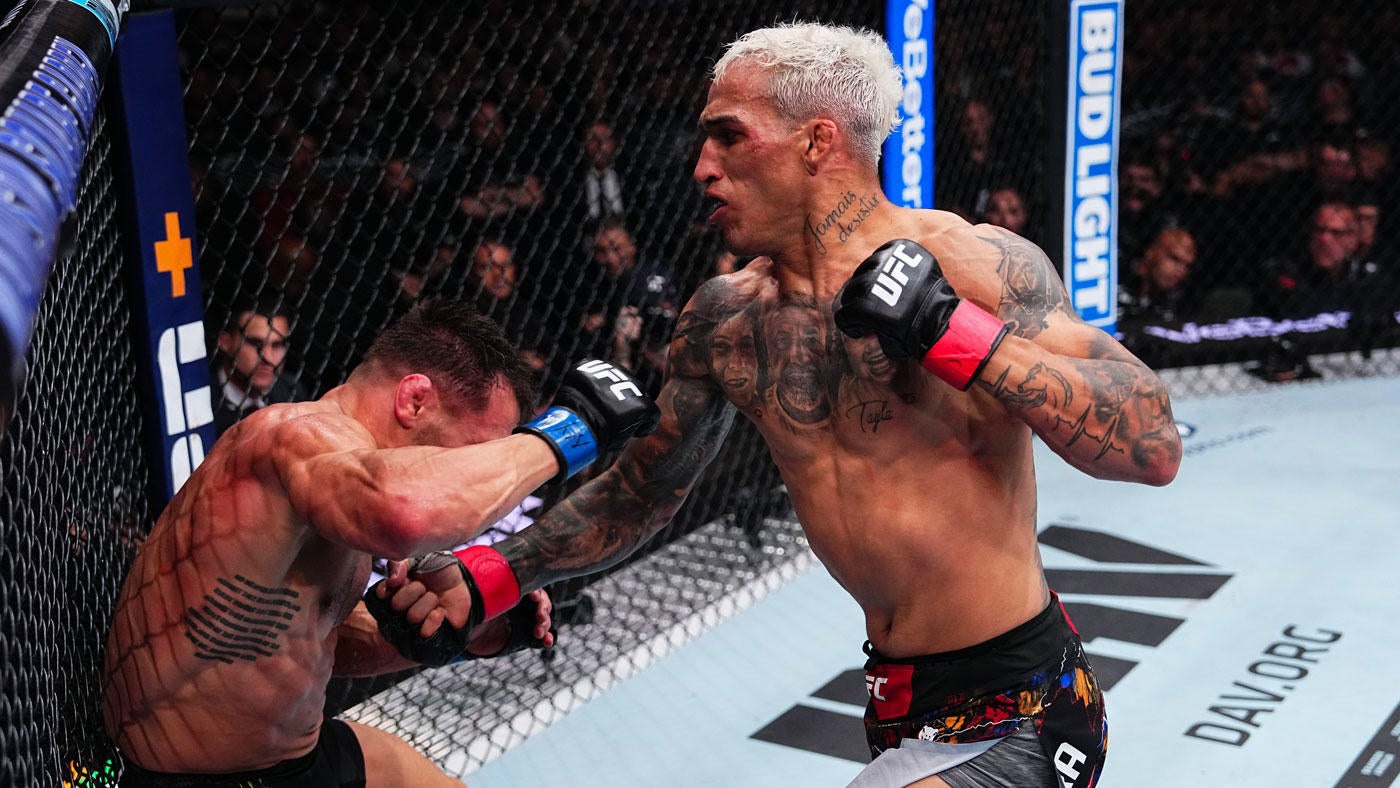 UFC 309 results, highlights: Charles Oliveira survives late rally to hold off Michael Chandler in rematch