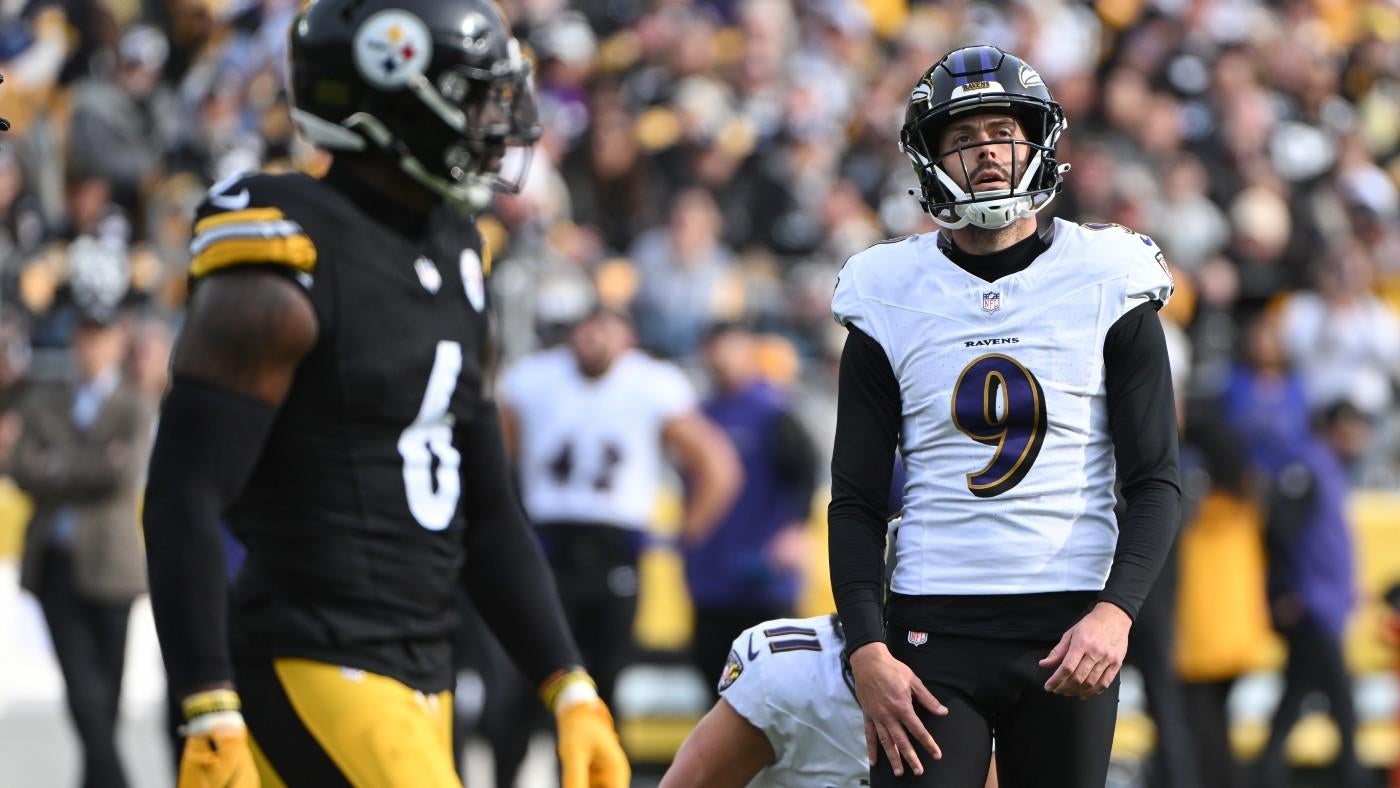 Ravens' Justin Tucker's nightmare season continues with two missed field goals in first quarter vs. Steelers