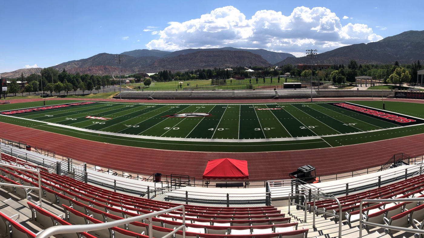 LOOK: Helicopter drop replaces traditional coin toss in Utah high school football championship game