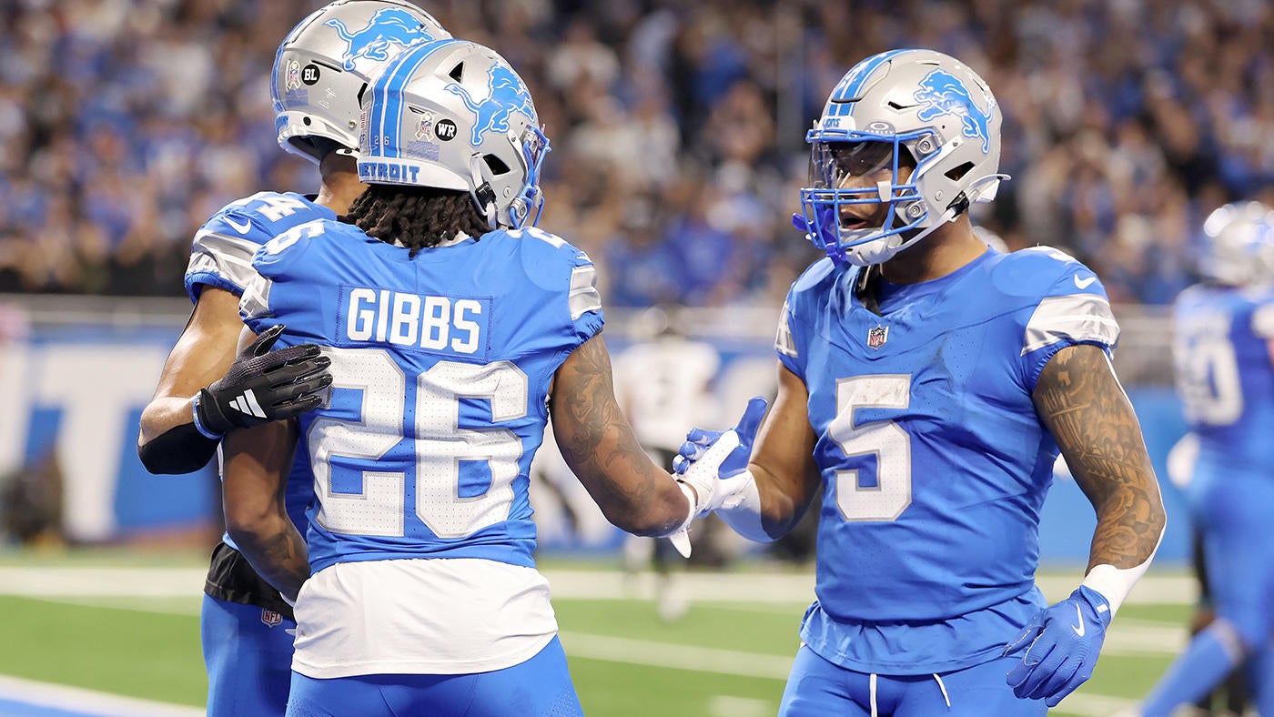 Lions' trio of Amon-Ra St. Brown, Jahmyr Gibbs and David Montgomery make NFL history in Week 11 vs. Jaguars