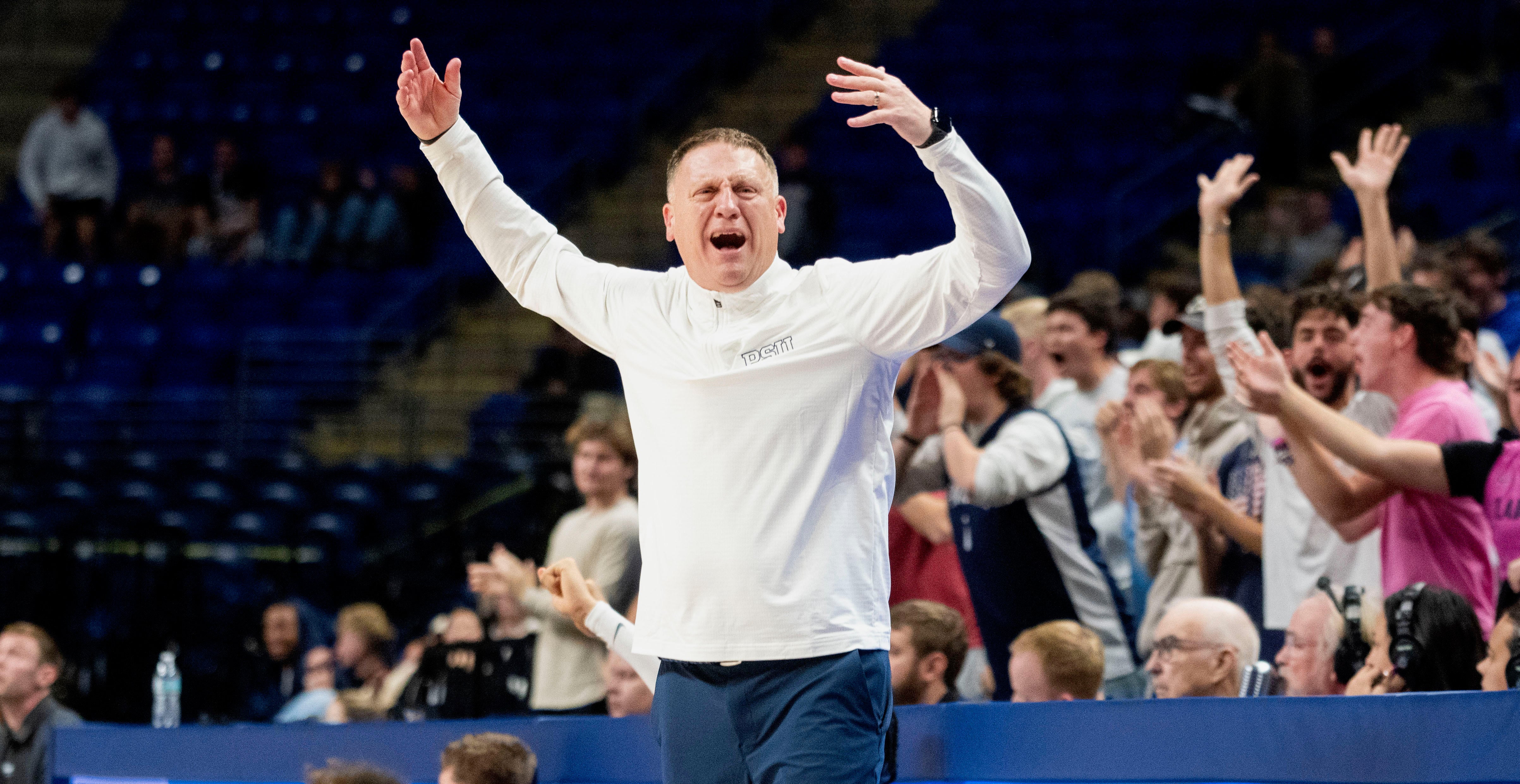 Mike Rhoades to Penn State hoops fans 'We will fight for you guys
