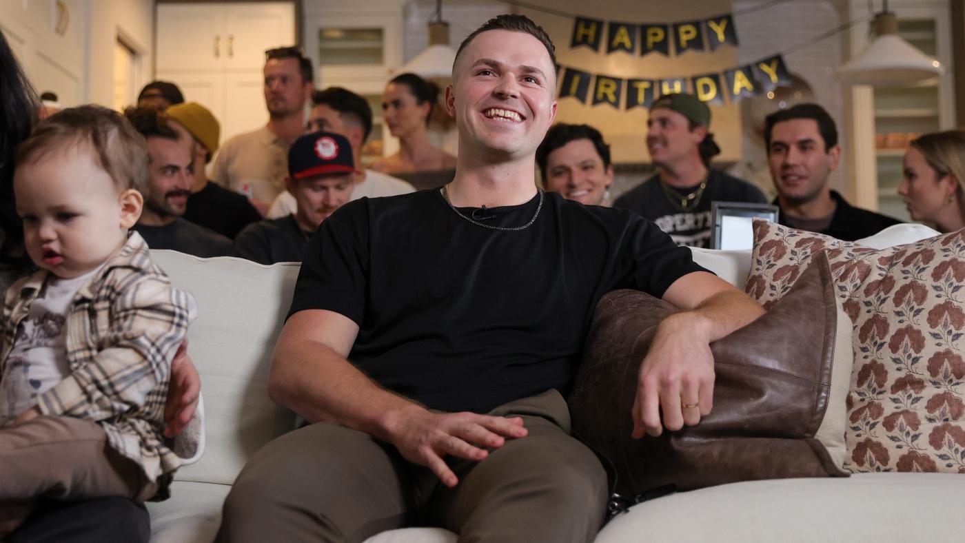 Tigers' Tarik Skubal gets surprised with new car, champagne bath after winning AL Cy Young Award on birthday