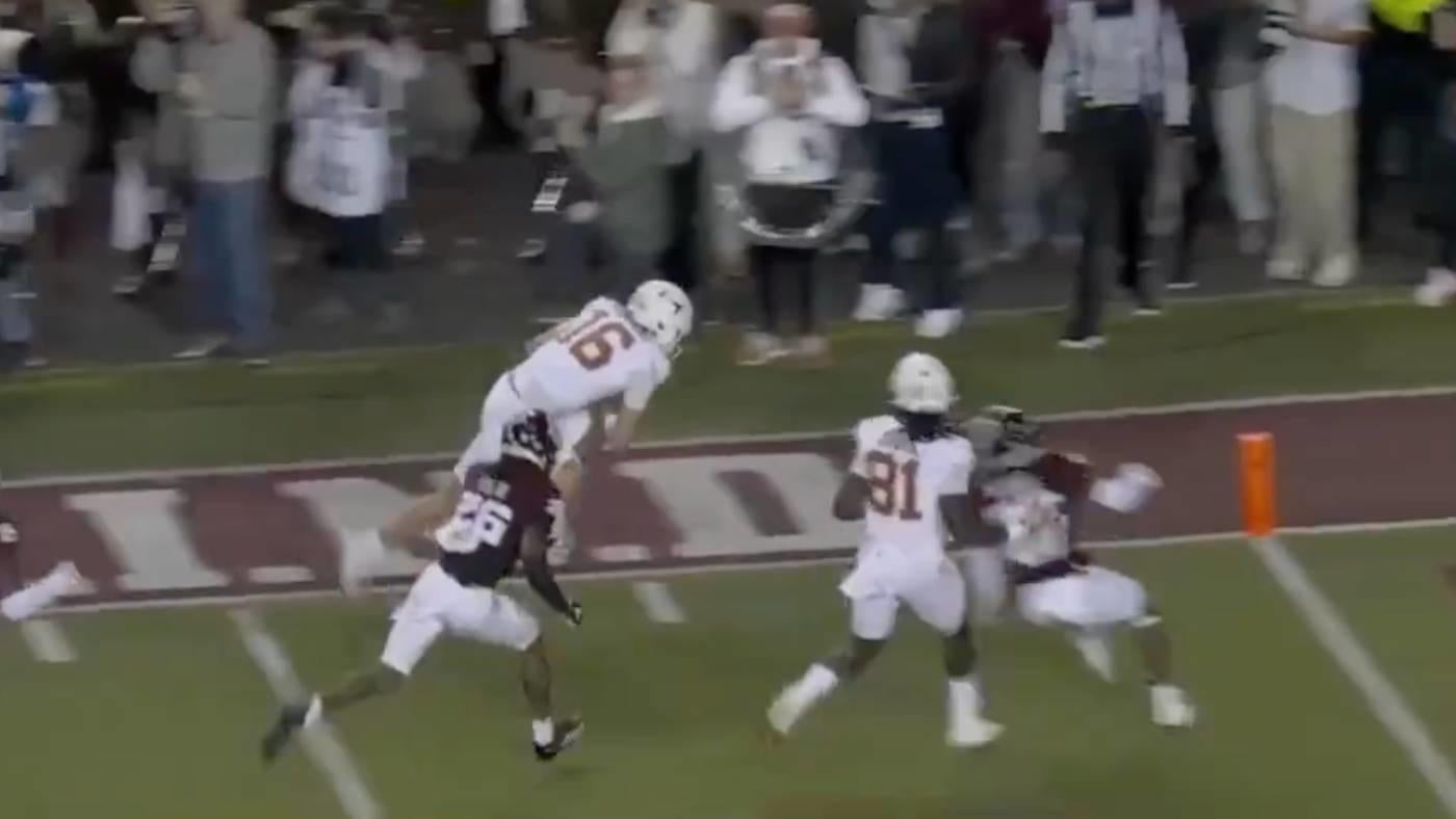 WATCH: Arch Manning rumbles for first TD in Texas vs. Texas A&M game as rivalry returns after 13 years