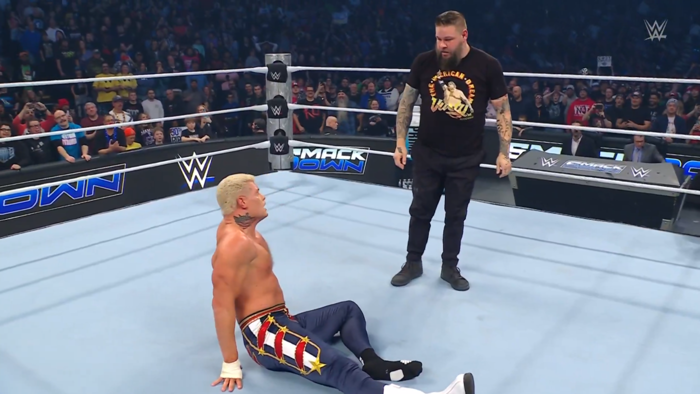 WWE SmackDown results, recap, grades: Cody Rhodes and Kevin Owens brawl ahead of upcoming title match