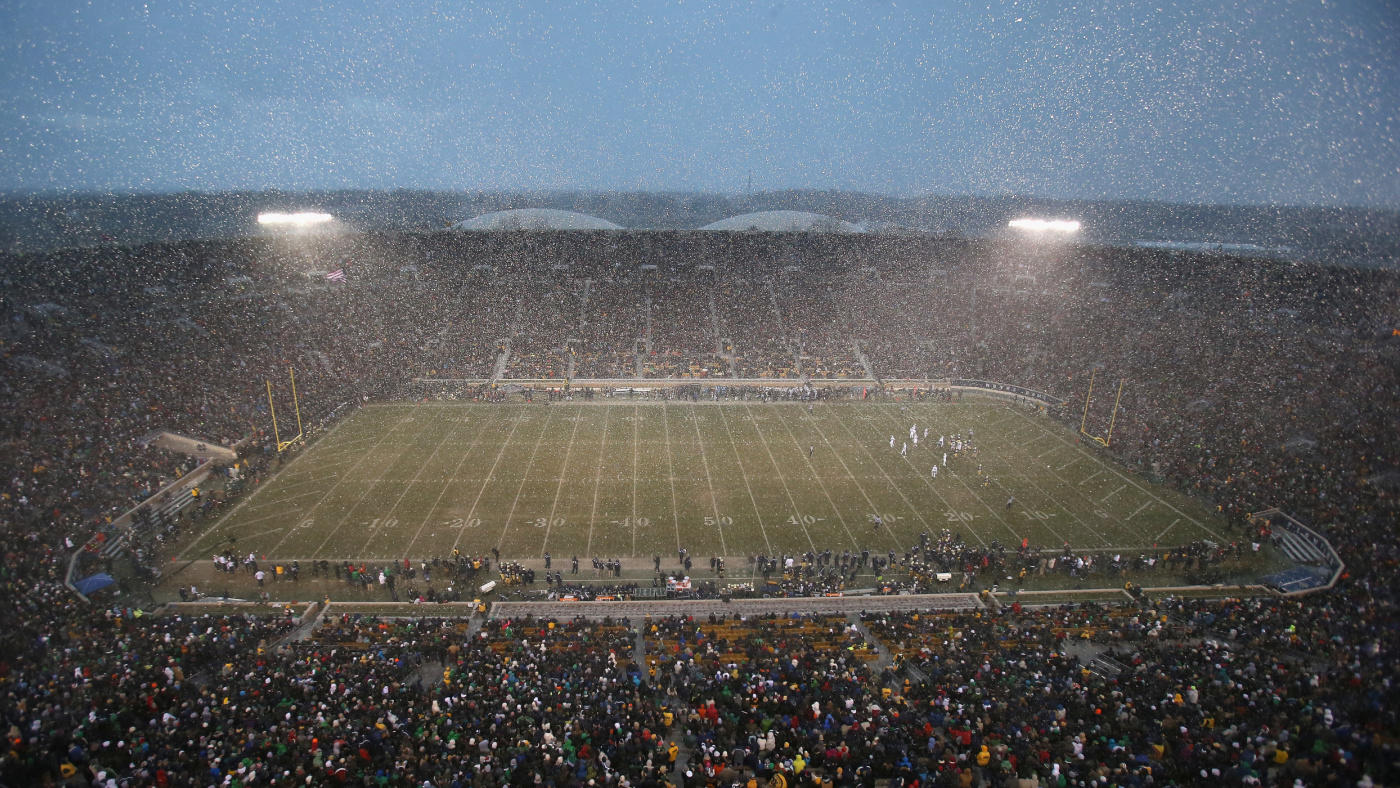 College Football Playoff first-round games: How early weather forecasts look in South Bend, other campus sites