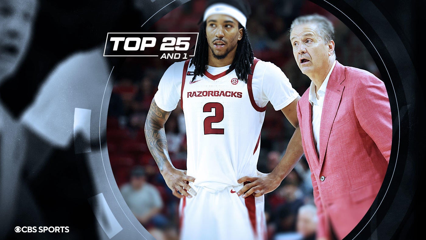 College basketball rankings: John Calipari and Arkansas face Michigan and Dusty May in Jimmy V Classic