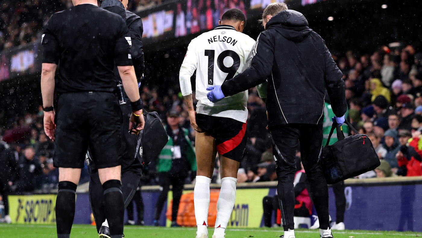 Arsenal loanee Reiss Nelson facing up to 12 weeks out of Fulham action after suffering hamstring injury