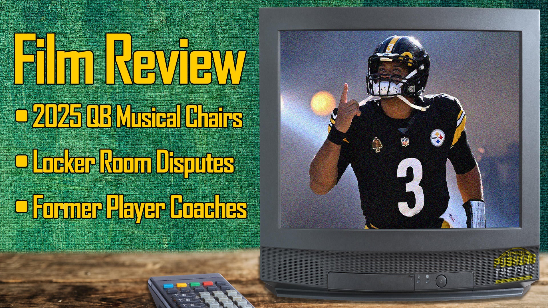 Pushing the Pile Film Review Locker room disputes, 2025 QB musical