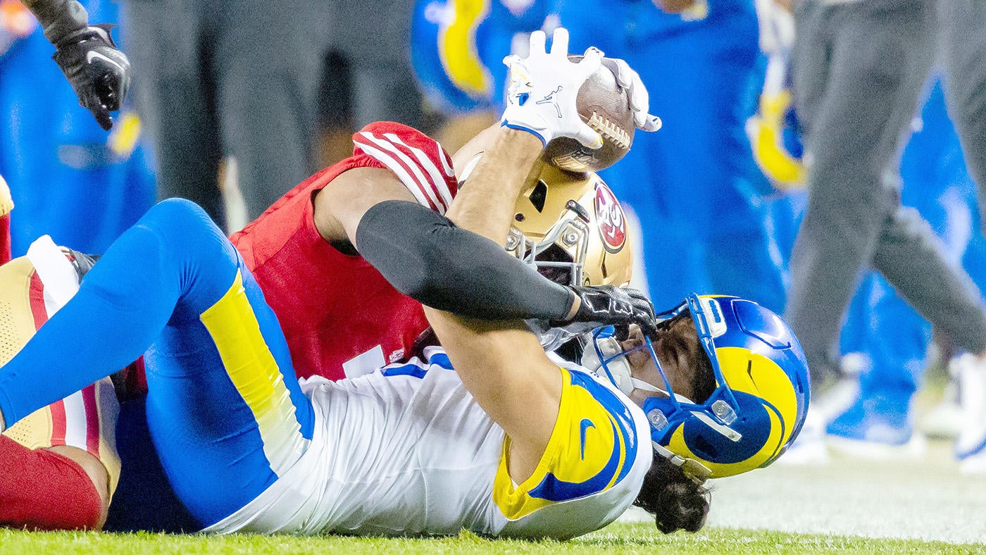 WATCH: Puka Nacua makes ridiculous helmet catch in Rams' Week 15 win over 49ers