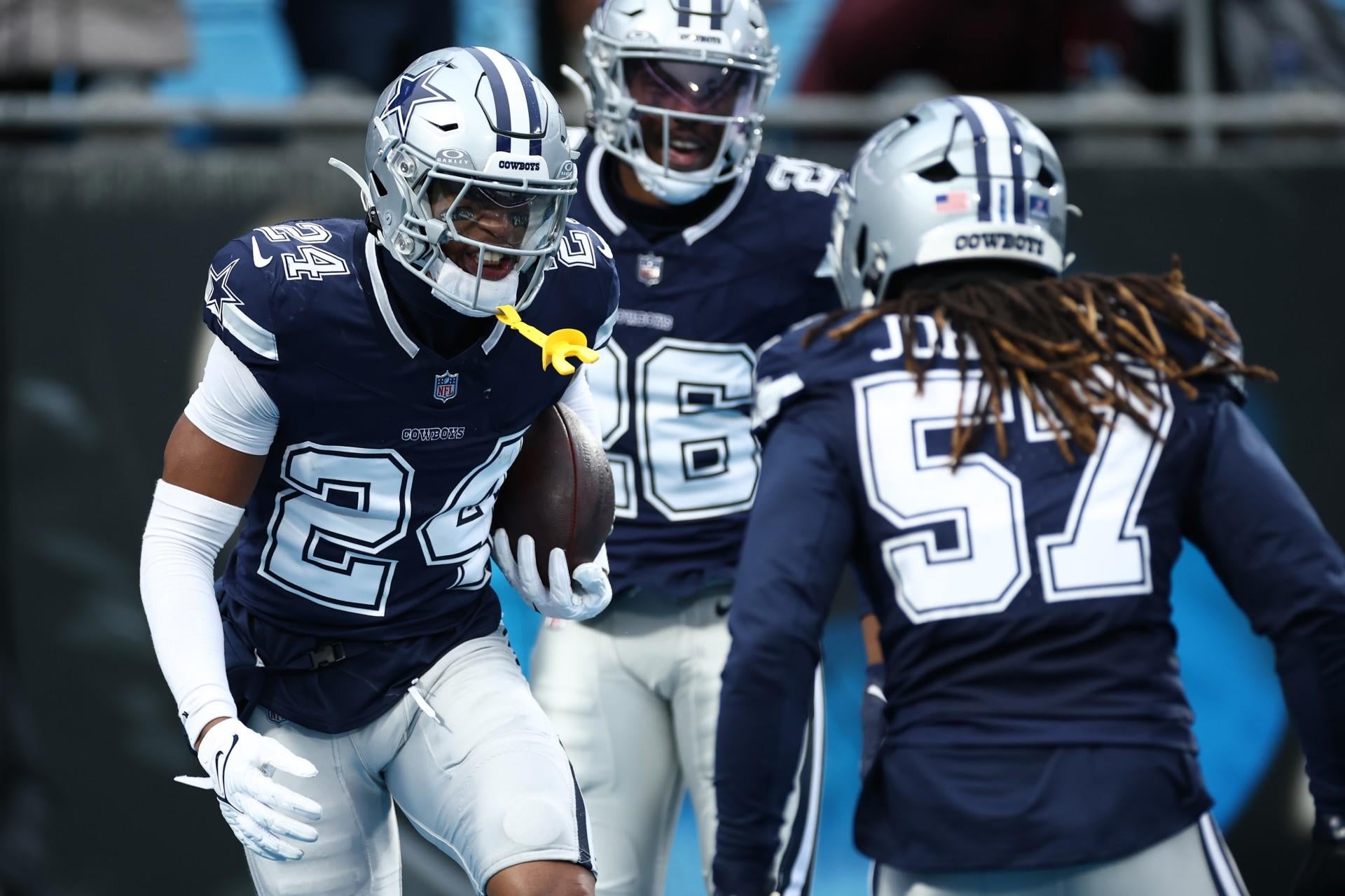 Cowboys vs. Panthers takeaways: Dallas defense forces four turnovers, WR CeeDee Lamb, RB Rico Dowdle shine