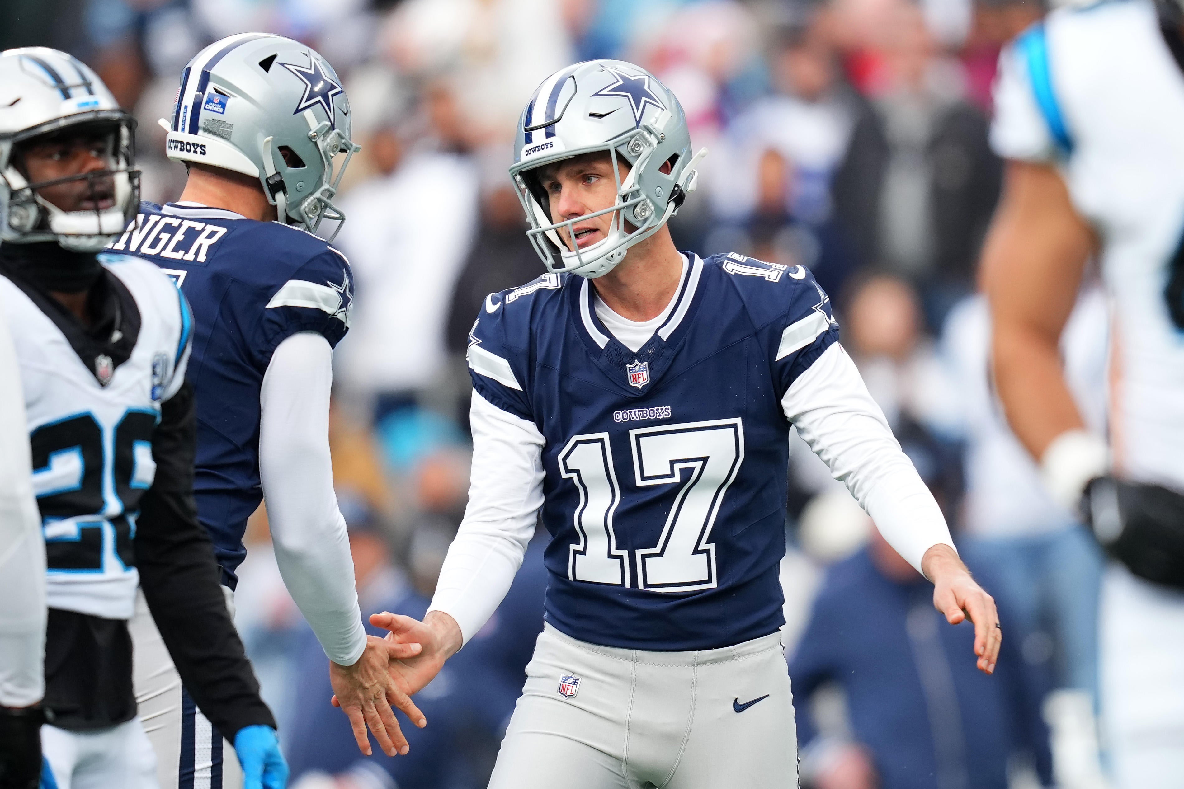 Cowboys' Brandon Aubrey given chance to make NFL history with 70-yard FG vs. Panthers