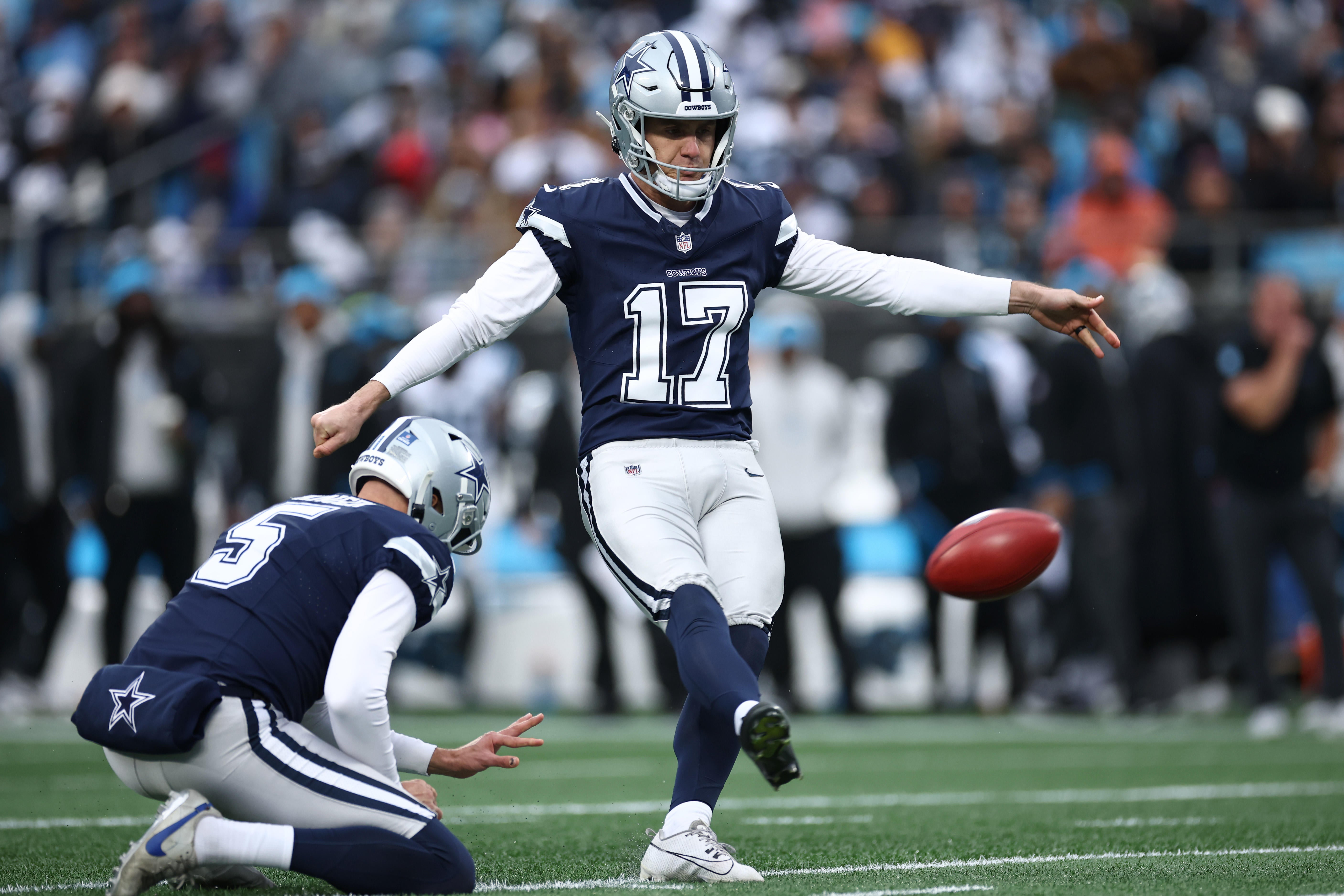 Cowboys willing to give Brandon Aubrey another shot at a 70-yard FG despite miss: 'He's got 70 yards in him'