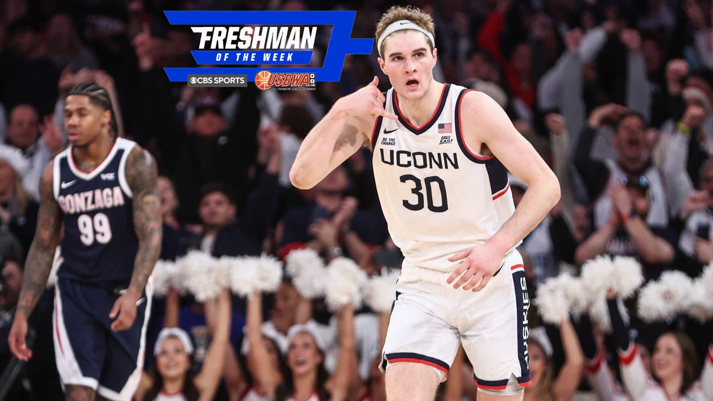 Ranking best freshmen in college basketball: UConn's Liam McNeeley earns Freshman of the Week honors