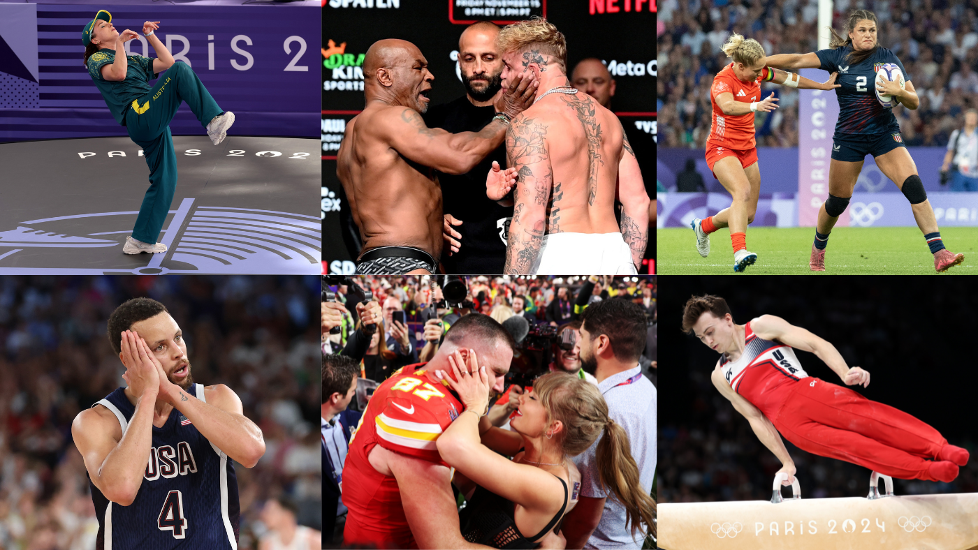 24 most viral sports moments of 2024: Scottie Scheffler’s arrest, Mike Tyson’s cheeks, Olympic feats lead list