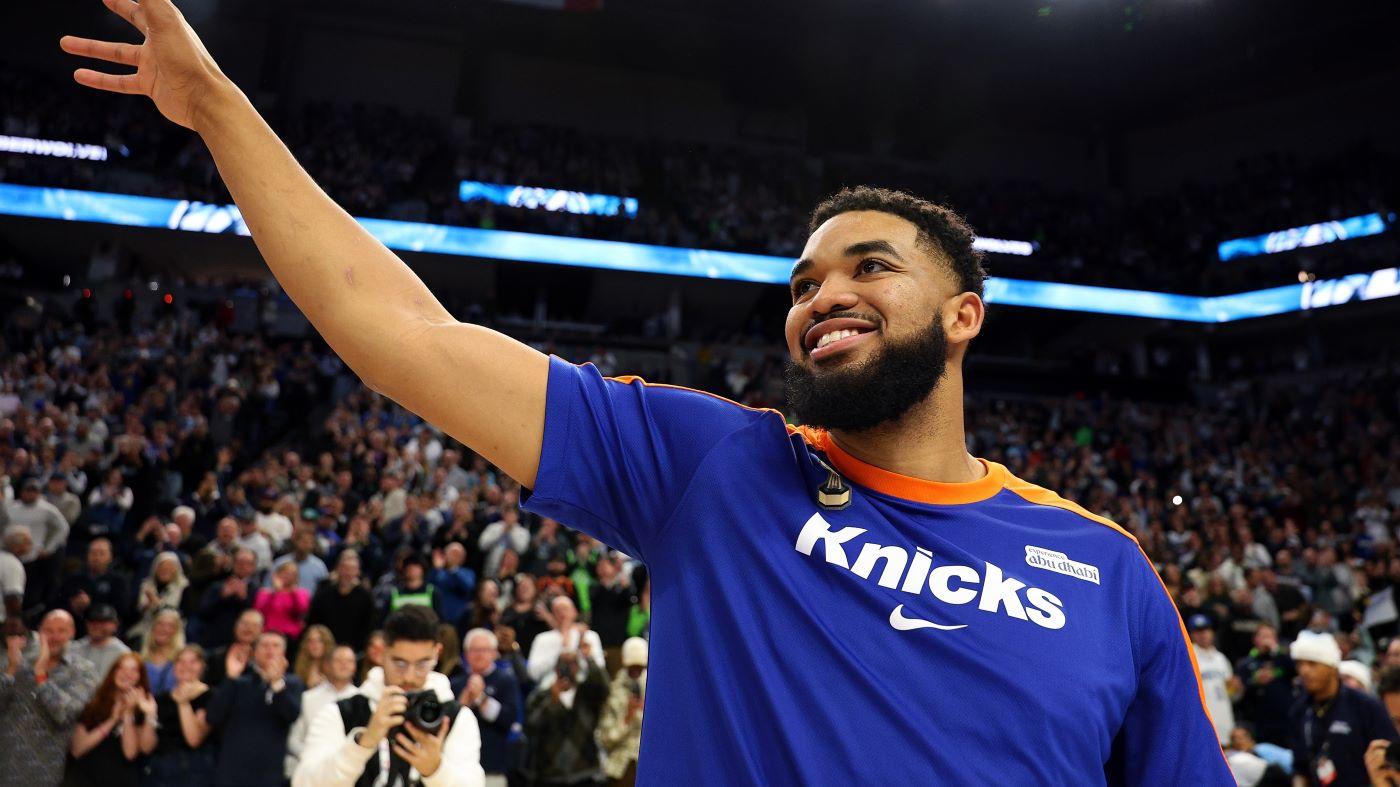 WATCH: Knicks' Karl-Anthony Towns gets ovation from Timberwolves crowd in return, then eviscerates former team