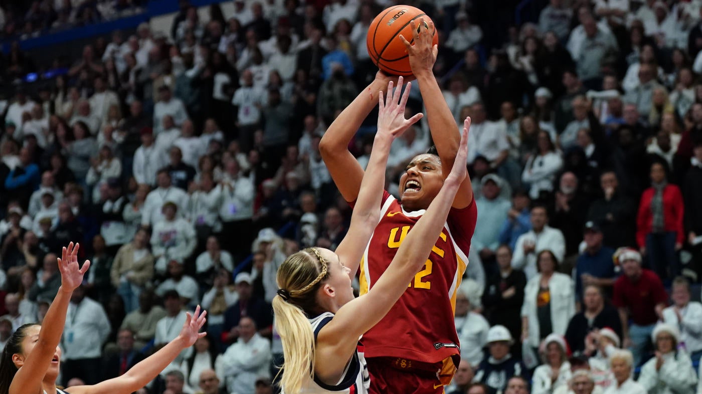 USC vs. UConn score, takeaways: No. 7 Trojans survive No. 4 UConn's furious comeback effort in tight road win