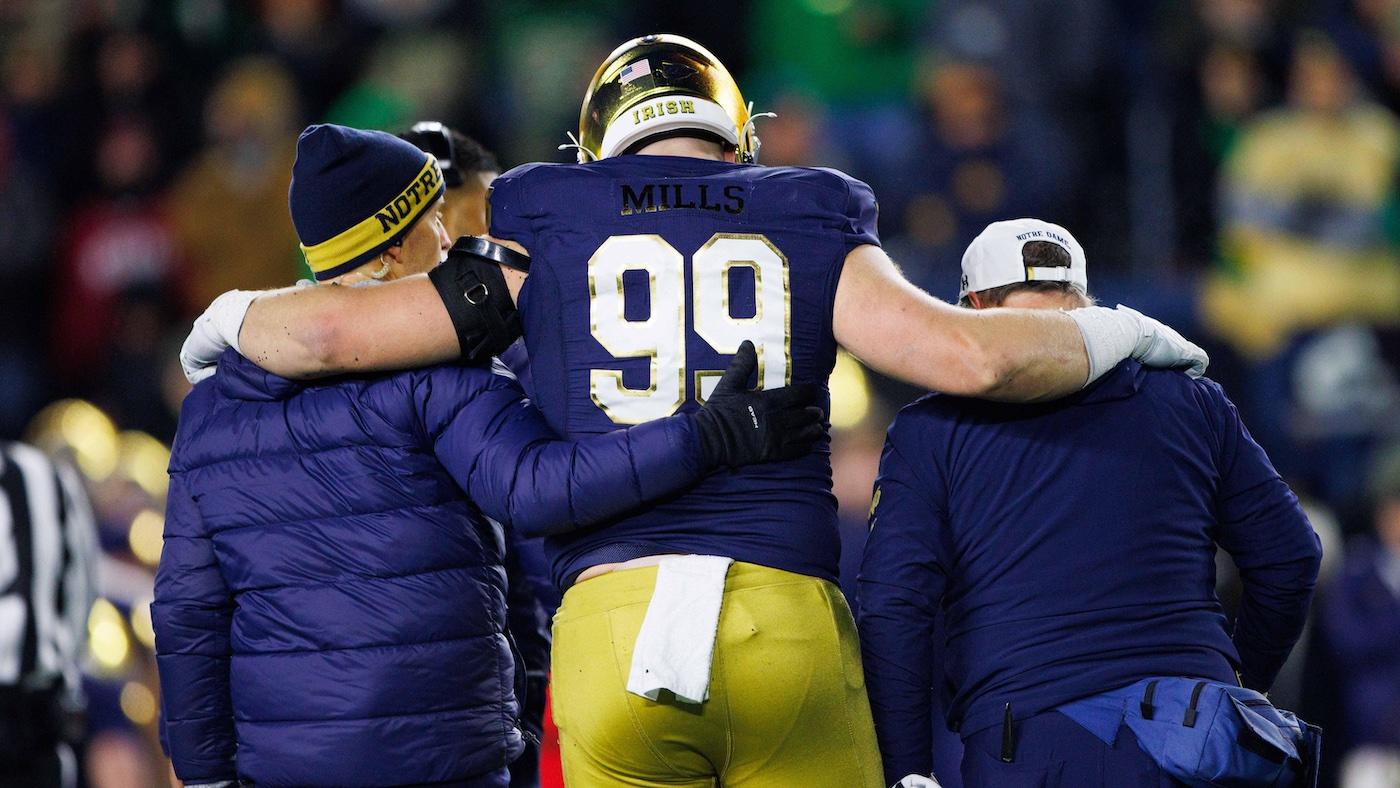 Rylie Mills injury: Notre Dame's leader in sacks sidelined for rest of College Football Playoff