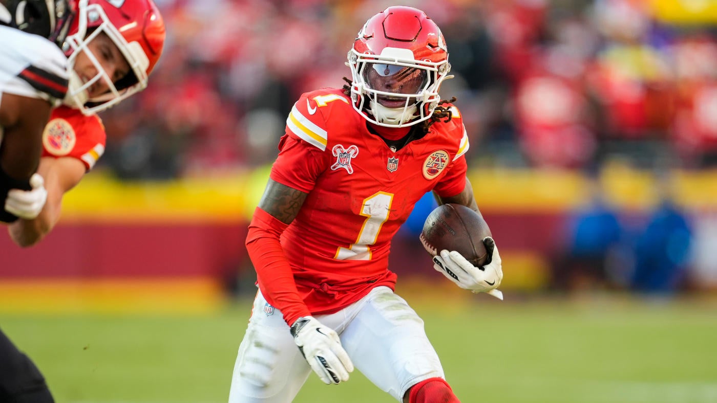 Week 17 Dynasty Fantasy Risers and Fallers: Xavier Worthy finishing his rookie season on a high note