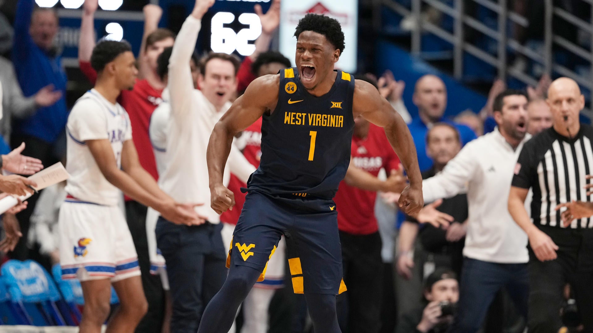 Highlights West Virginia at No. 7 Kansas (12/31) Stream of General
