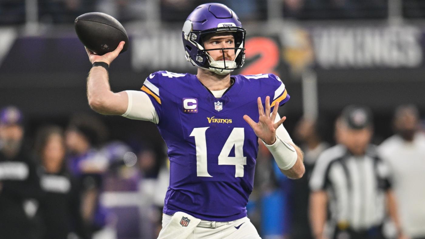 Lions vs. Vikings NFL props, Sunday Night Football picks, AI prediction, SGP: Sam Darnold under 285.5 yards