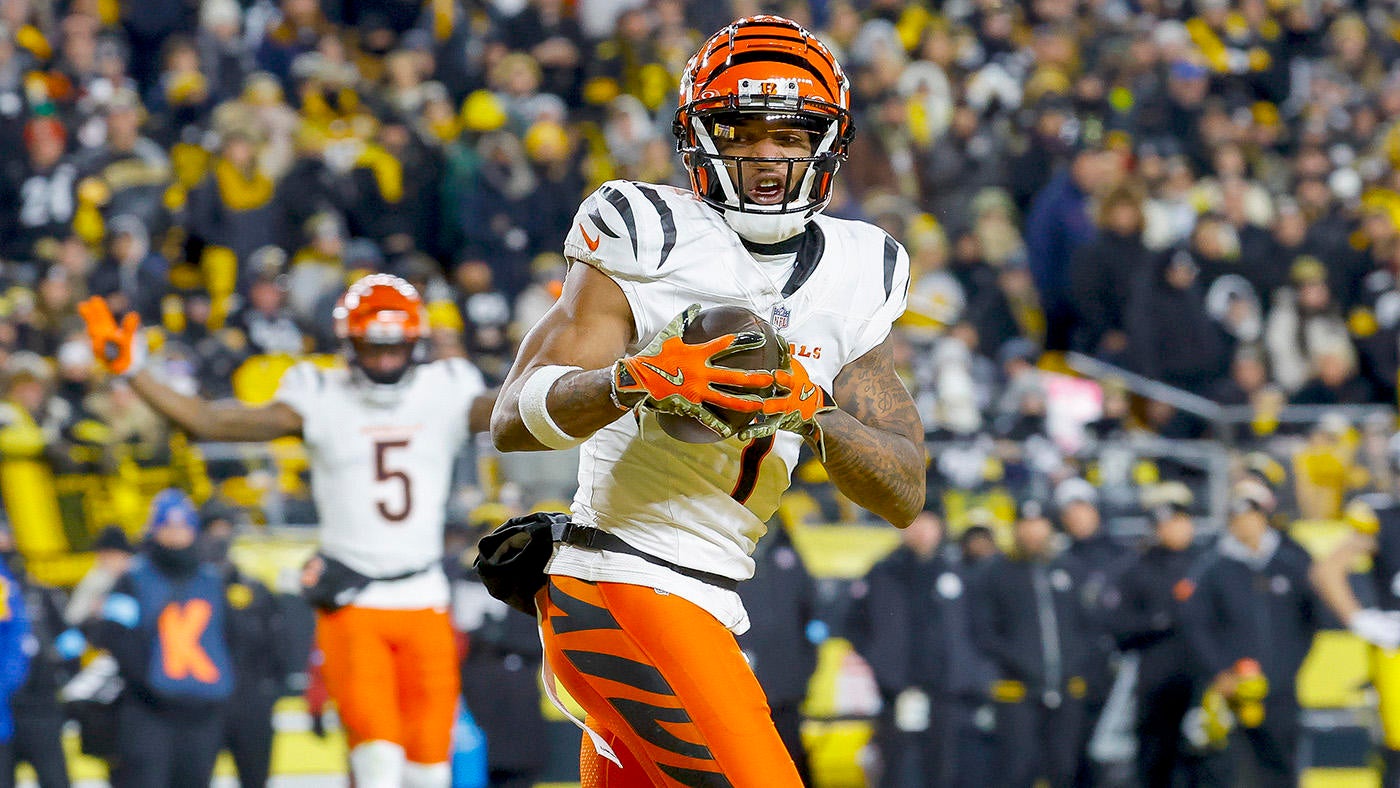 Bengals' Ja'Marr Chase on track for NFL's rare receiving triple crown, caps off historic season vs. Steelers