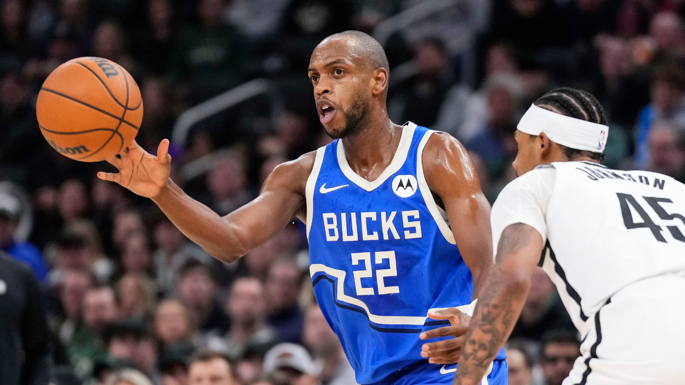 Why are the Bucks reportedly benching Khris Middleton despite his impressive numbers as a starter?