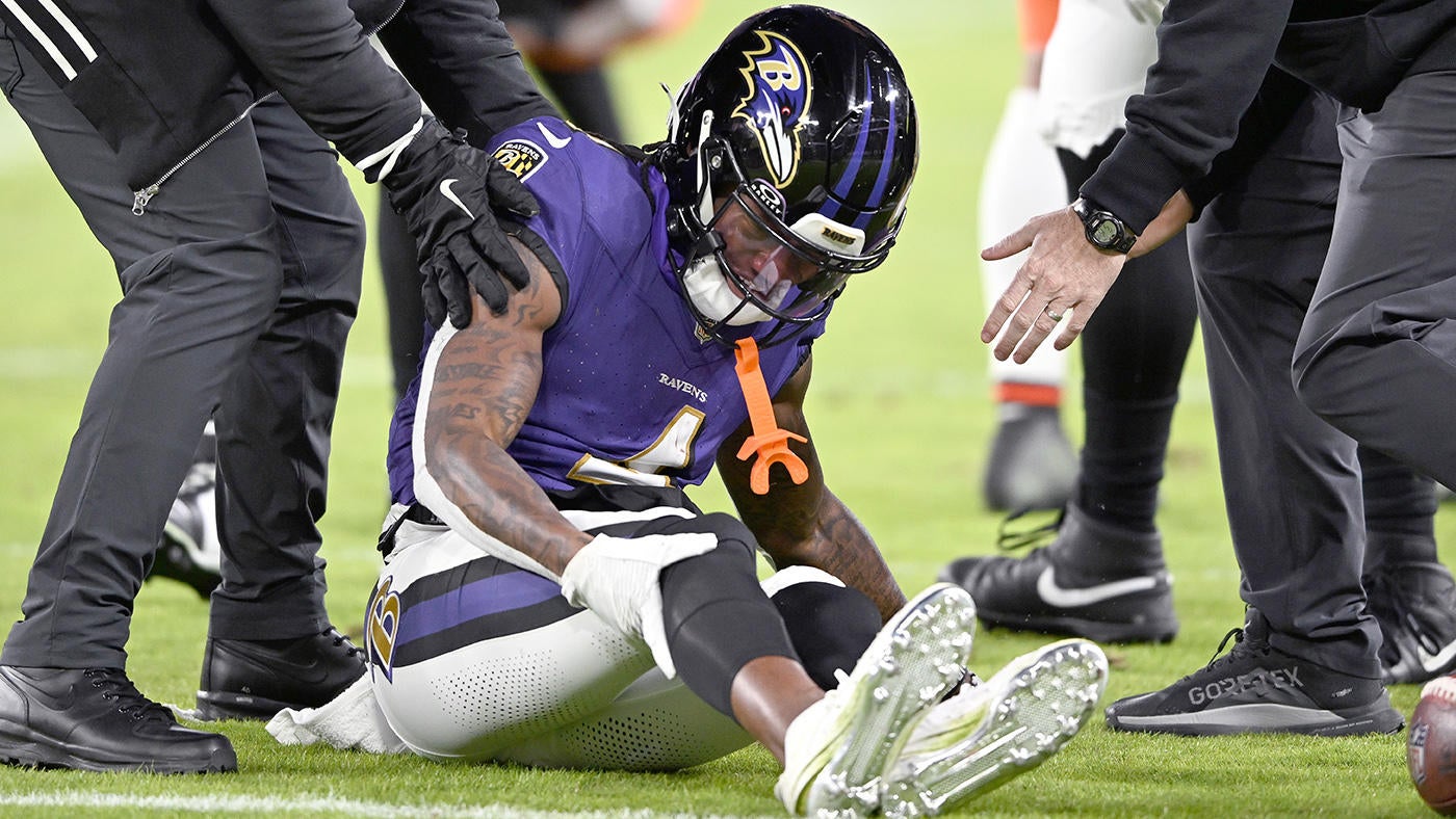 Zay Flowers injury update: Ravens WR ruled out for wild-card playoff game vs. Steelers with ailing knee