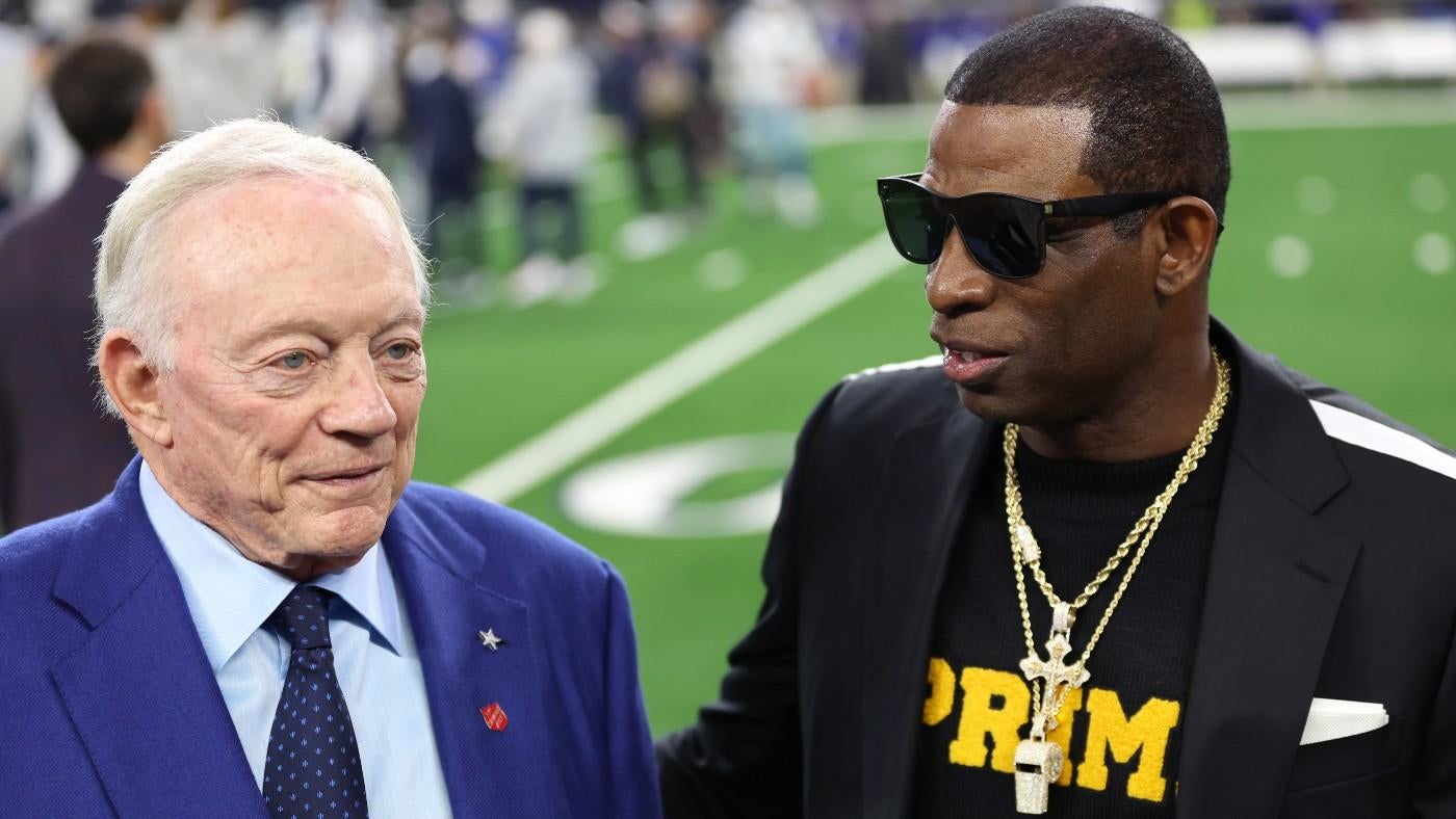 Cowboys' Jerry Jones has talked to Deion Sanders regarding HC position; Sanders finds opportunity 'intriguing'