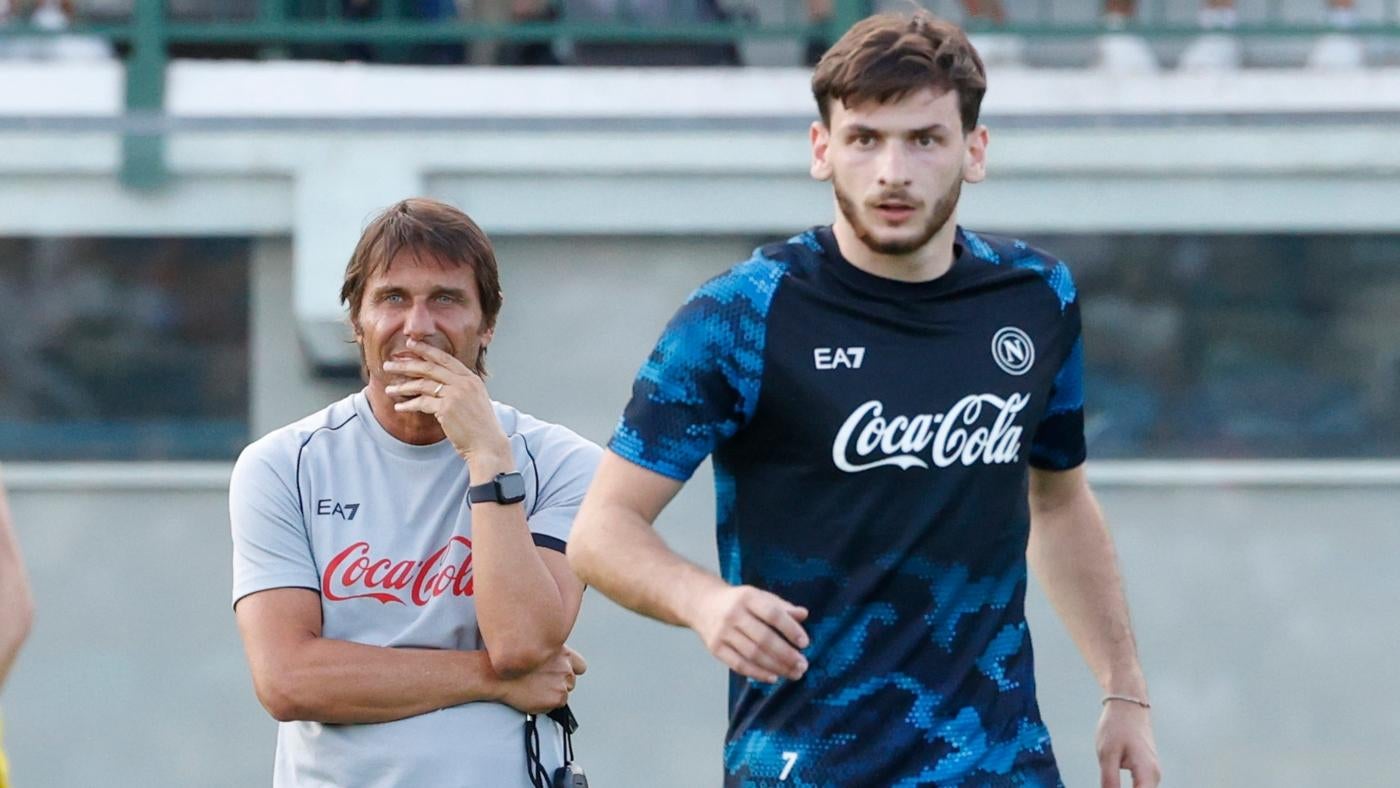 Can Antonio Conte's Napoli win Serie A title with star Khvicha Kvaratskhelia expected to join PSG?