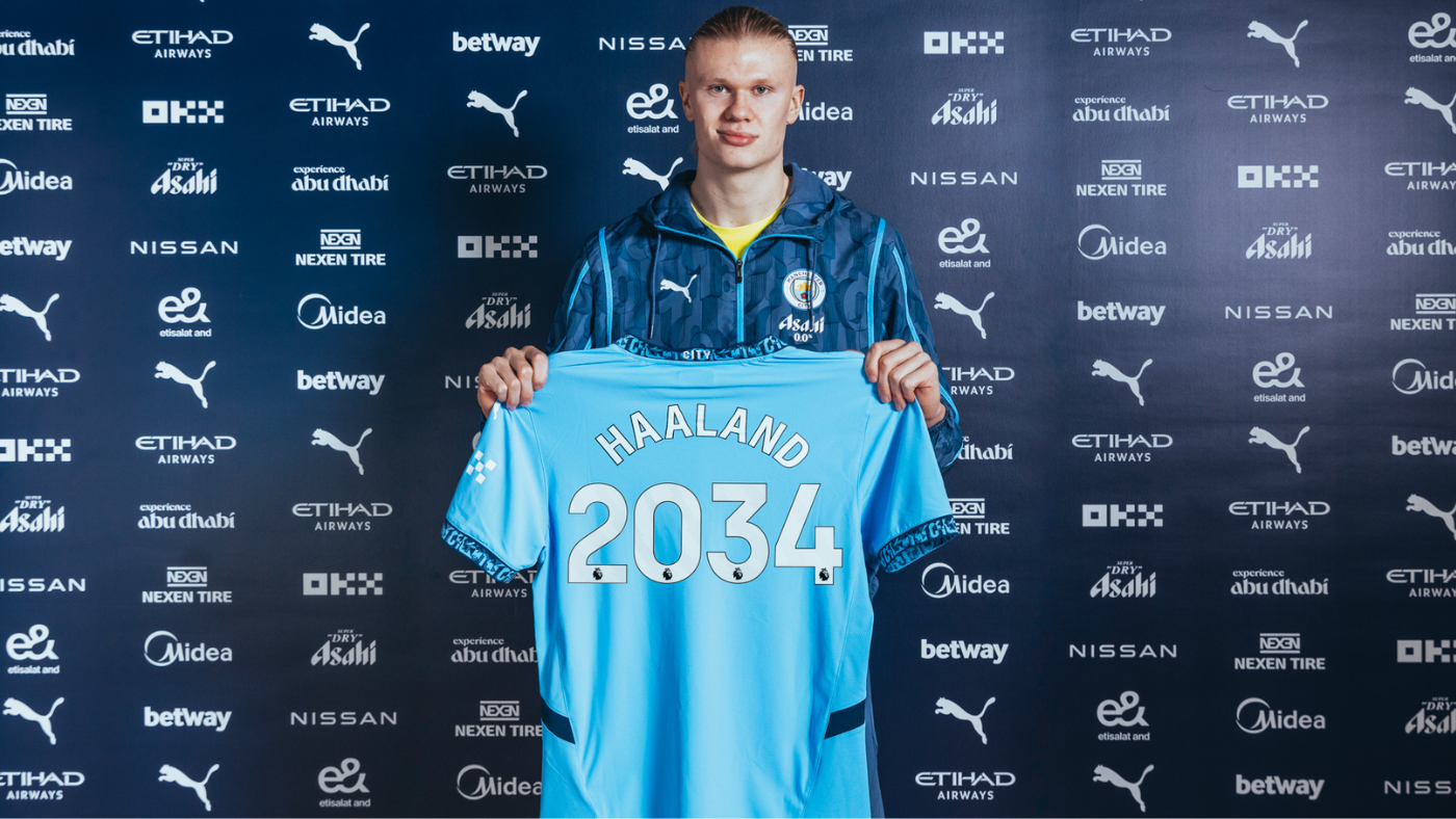 Erling Haaland signs stunning 9.5-year, $610,000 per week Manchester City contract extension