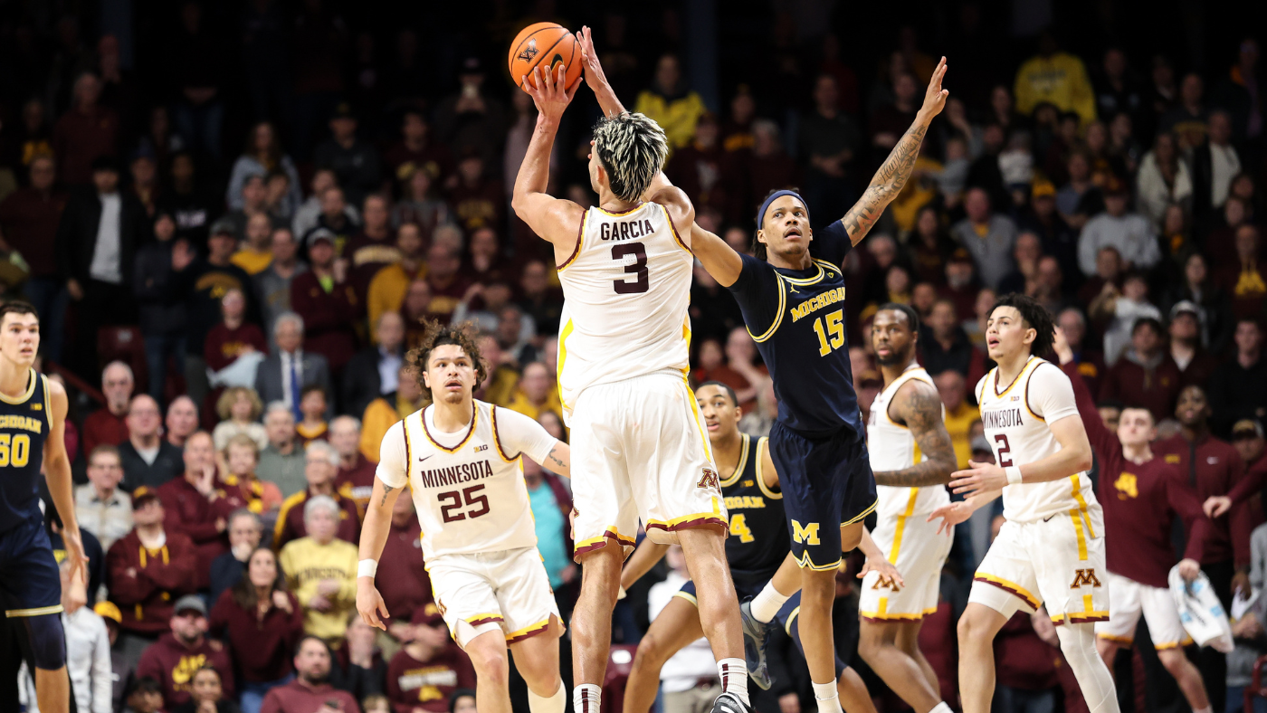 WATCH: Minnesota stuns No. 20 Michigan on Dawson Garcia's buzzer-beating 3-pointer in overtime