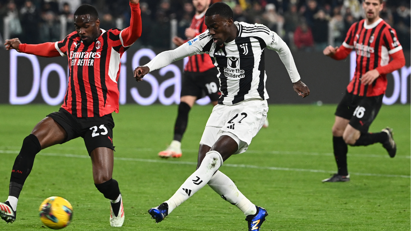 WATCH: Timothy Weah scores for Juventus to extend lead against AC Milan in crucial Serie A battle