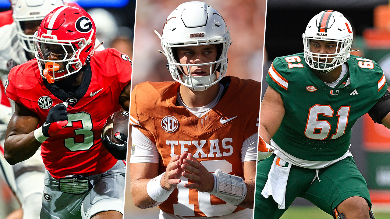 College football rankings: Texas, Georgia, Miami lead way-too-early top 25 ahead of 2025 season