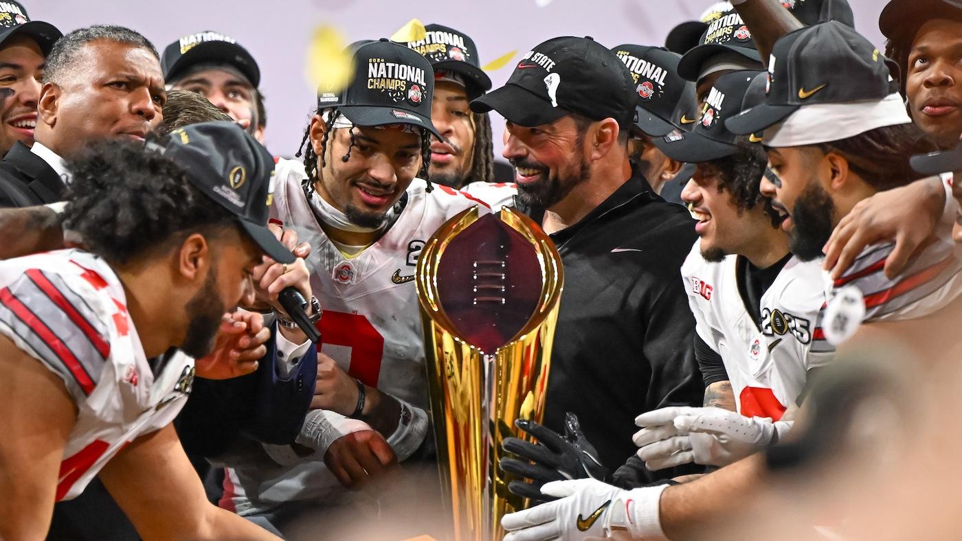 Ohio State's Ryan Day praises national title winners for being 'one of the best football teams ever'