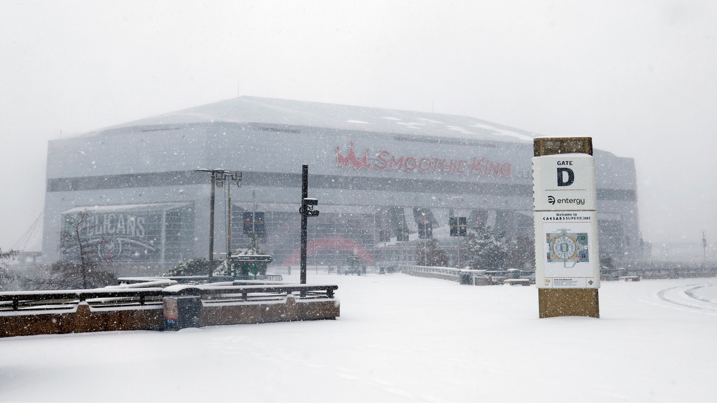 Pelicans vs. Bucks postponed after New Orleans snowstorm, and another game could reportedly be impacted