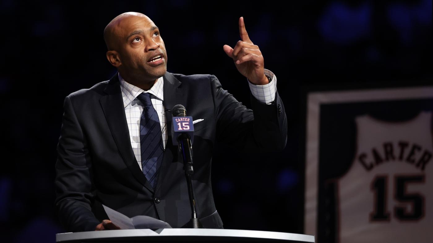 Vince Carter jersey retirement: Nets honor Hall of Famer with ceremony featuring ‘hero’ Julius Erving