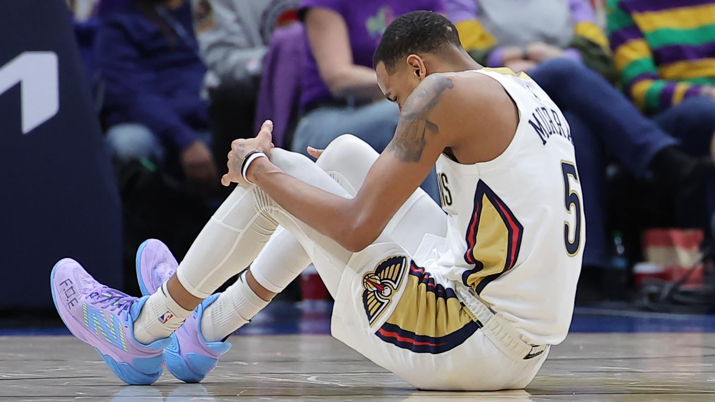 Dejounte Murray tears Achilles tendon, per report, as Pelicans' injury-ravaged season goes from bad to worse