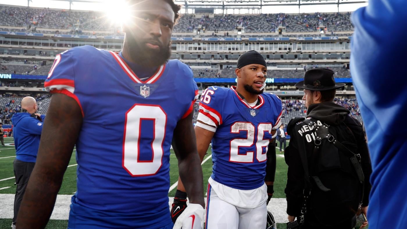 Escaping the Giants: Saquon Barkley, Parris Campbell celebrate 'blessing' of Super Bowl run with Eagles