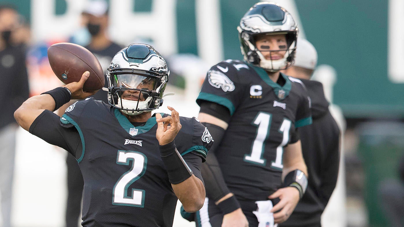 Ex-Eagles QB Carson Wentz not surprised by Jalen Hurts' success after seeing him take over Philly job in 2020