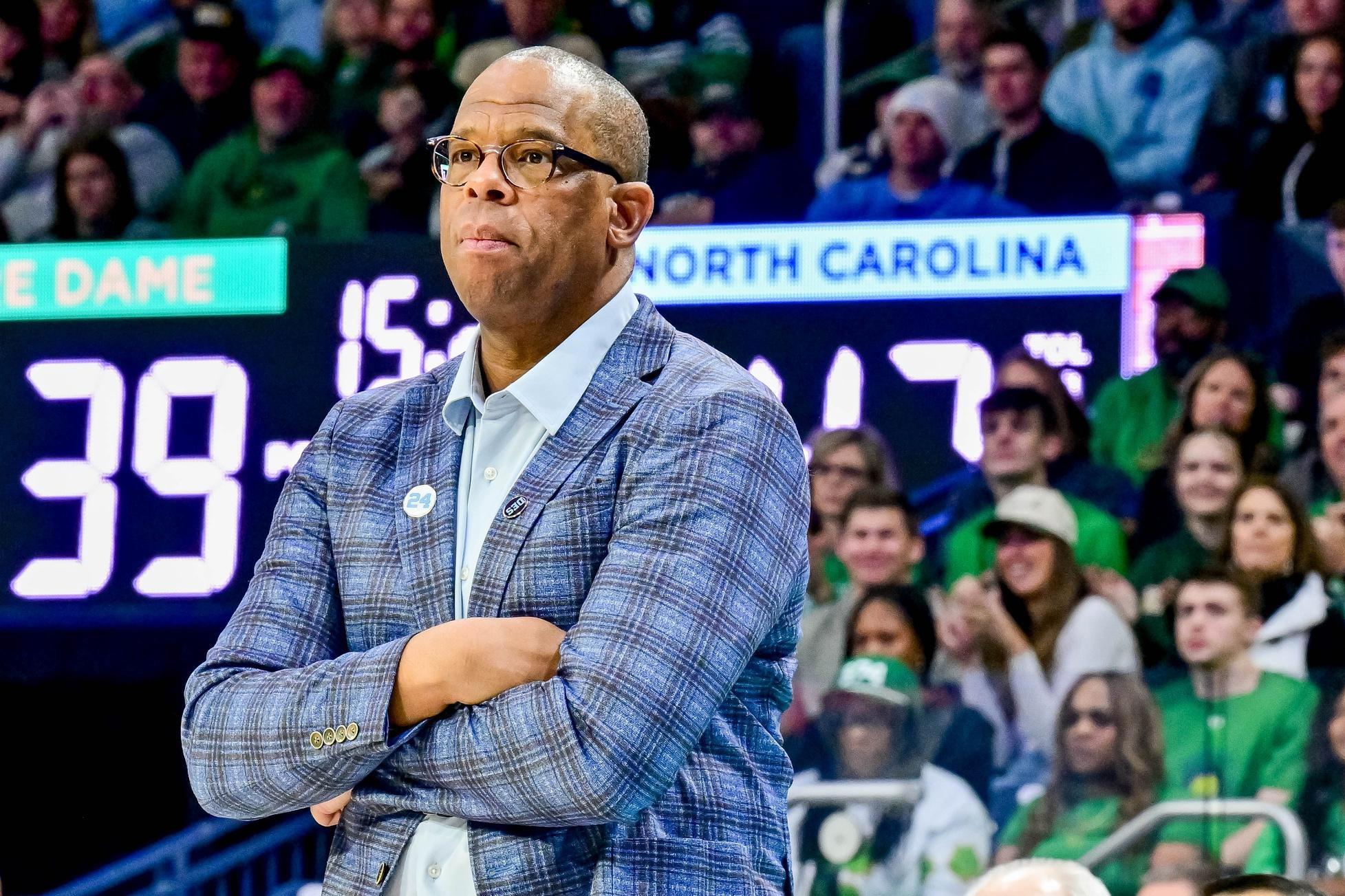 NCAA Basketball: North Carolina at Notre Dame